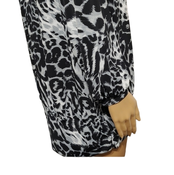 Cato Animal Print Cold Shoulder Dress or Tunic sz XL - Picture 7 of 7
